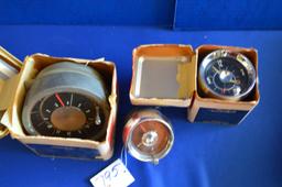 Group Of 3 Chevrolet 1965 Clocks - Different Sizes