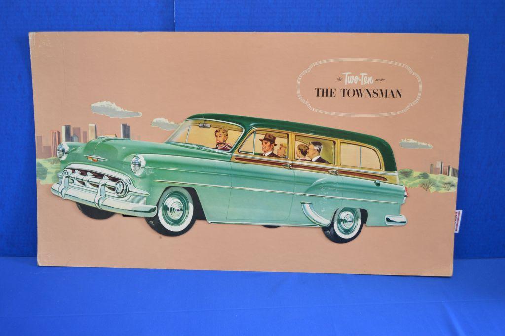 1953 - 2 Dimensional Two-ten Series "the Townsman" Dealership Display Boar