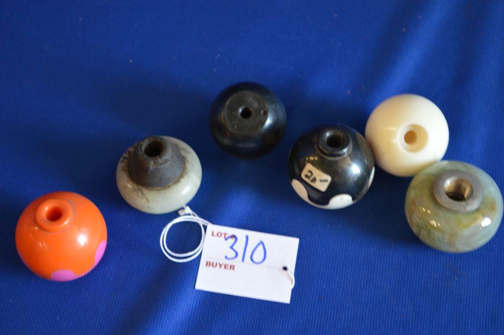 Group Of 6 Assorted Shifter Knobs