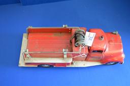 Tonka No. 5 Fire Truck W/ Rubber Hose - Great Shape