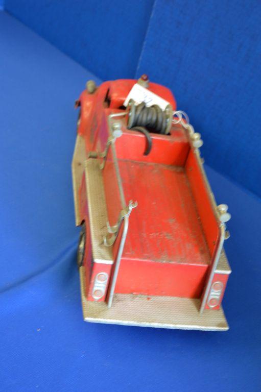 Tonka No. 5 Fire Truck W/ Rubber Hose - Great Shape