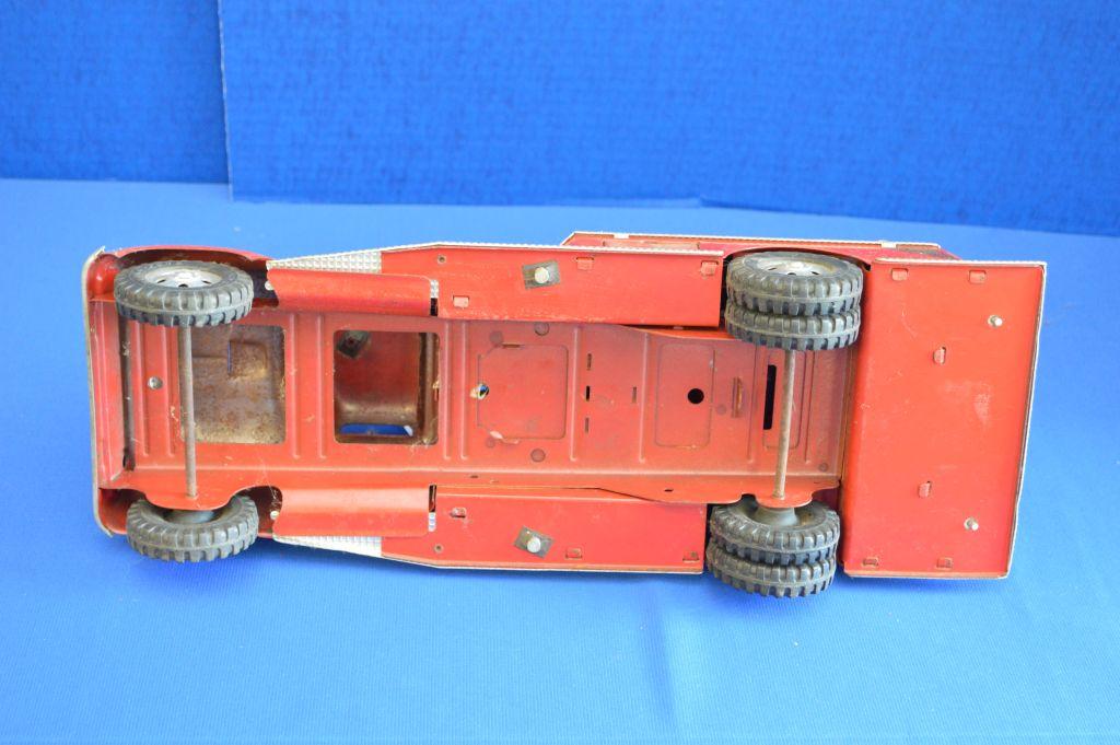 Tonka No. 5 Fire Truck W/ Rubber Hose - Great Shape