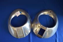 1940 Ford Deluxe Headlight Bezels