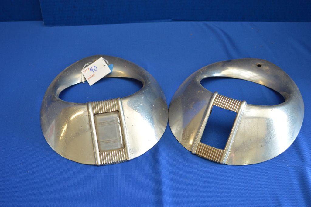 1940 Ford Deluxe Headlight Bezels