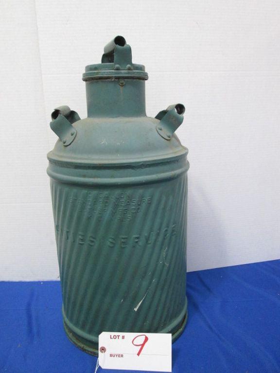 Cities Service Butler Mfg Co 10 Gallon Can