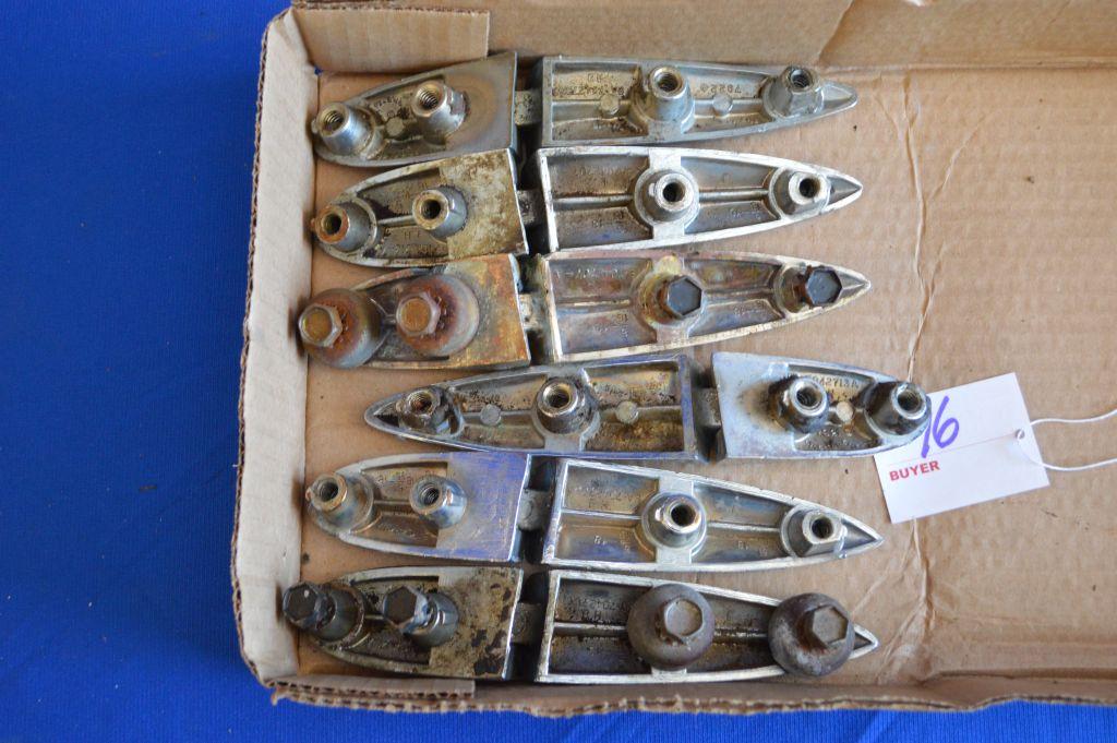 3 Pairs 1937 Ford Trunk Hinges