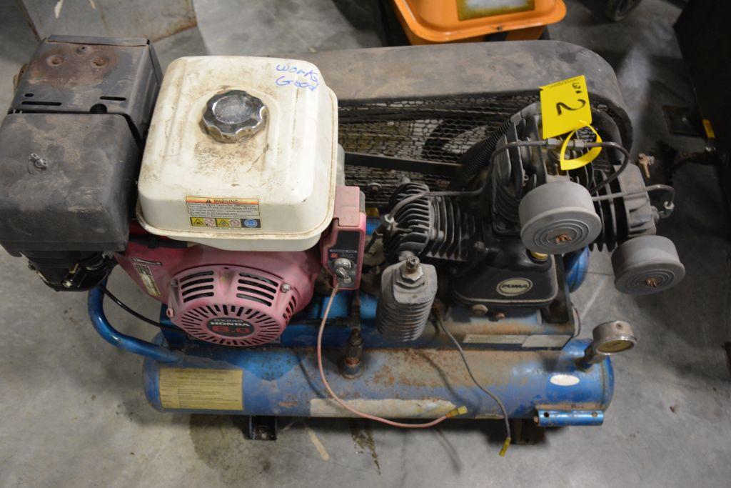 Puma 8 hp Portable Air Compressor, Honda Elec. Motor