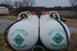 Dalton Anhydrous, dual tank, 1000 ga. Anhydrous Units, certified, legal tag