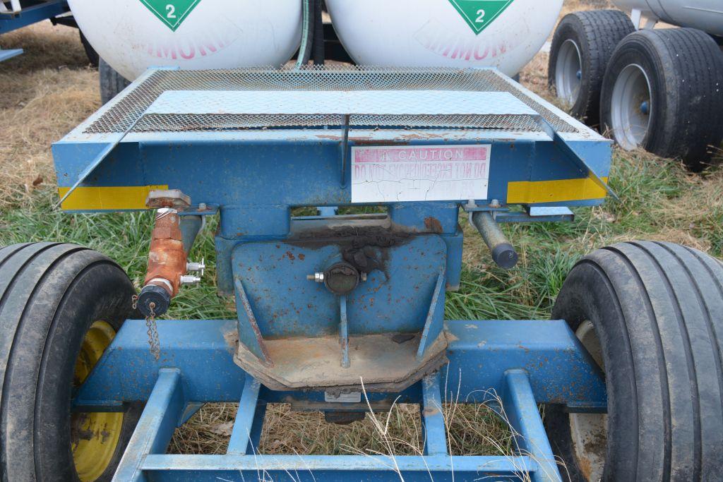 Dalton Anhydrous, dual tank, 1000 ga. Anhydrous Units, certified, legal tag