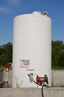 5260 gal. Diesel Tank equipped with Model FR310V Fill-Rite Pump with meters