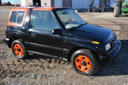 1996 Geo Tracker, 4x4, 5 spd, Removable Hard Top, Good Paint & Tires, 121,364 miles