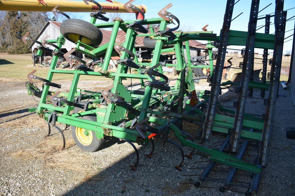 Jd 960 Field Cultivator, 24 Ft., 6” Spacings, 3-bar Tine Harrow