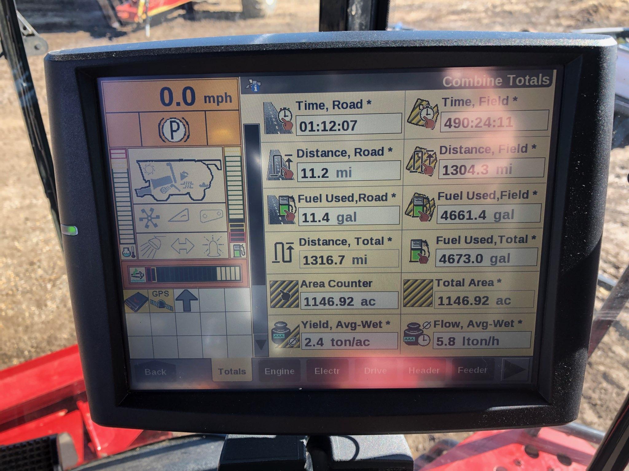 2013 Case IH 7130 Combine, APROX 2100 Separator Hours, AFS Pro 700 Monitor,