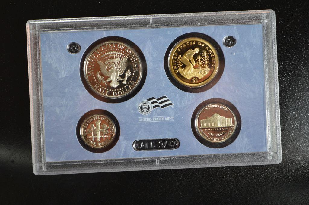 2009 Mint PRF Set w/ $1.00 Pred. Coin PRF, PRF Set, Silver PRF, .01 Cent AL