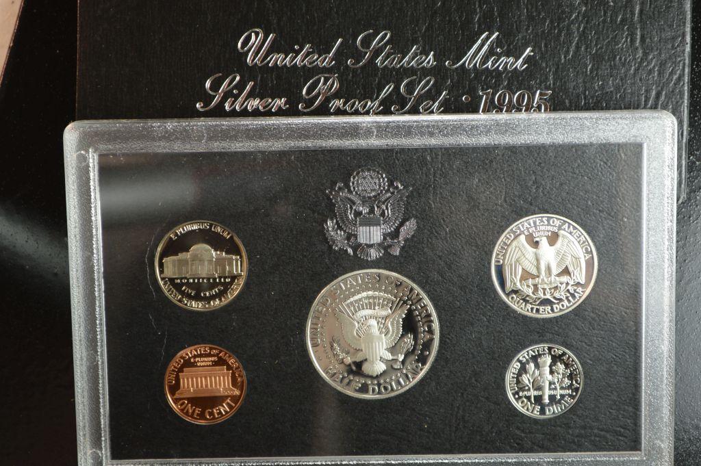 1995 U.S Mint Silver PRF Sets