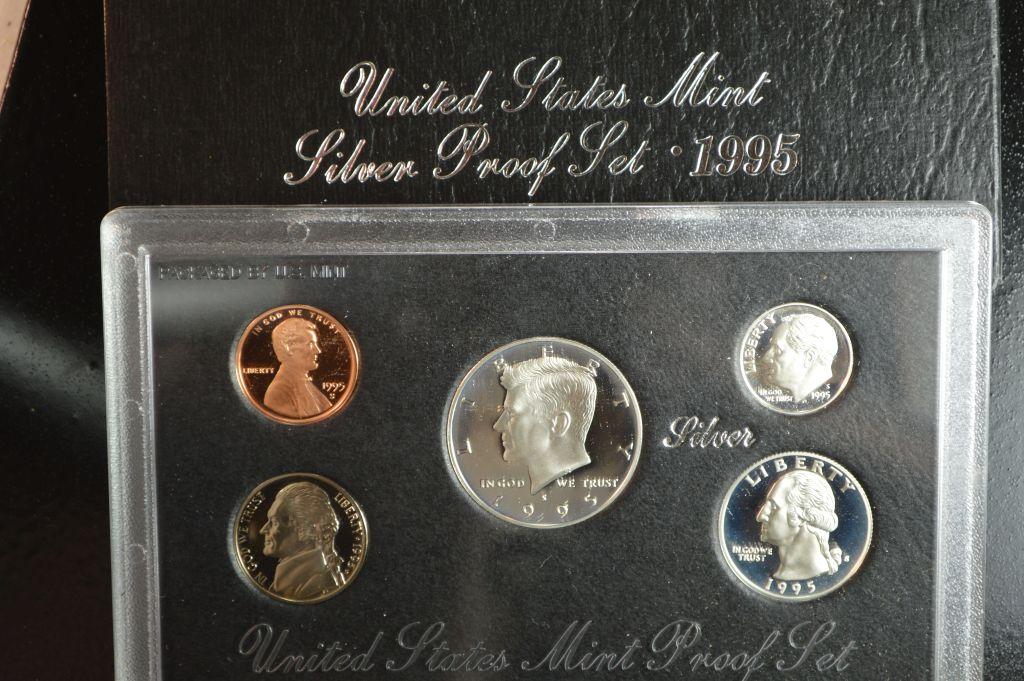 1995 U.S Mint Silver PRF Sets