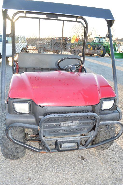 2003 Kawaski Mule 3010 Diesel, 4x4, Roof & Bench Seat, 1685 hrs, Automatic