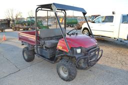 2003 Kawaski Mule 3010 Diesel, 4x4, Roof & Bench Seat, 1685 hrs, Automatic