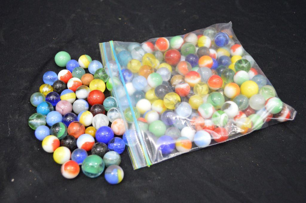Group of Assorted Marbles