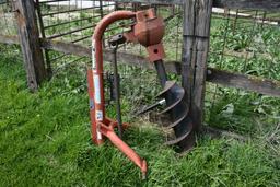 Rhino Post Auger, 22” bit, 3 pt., like new