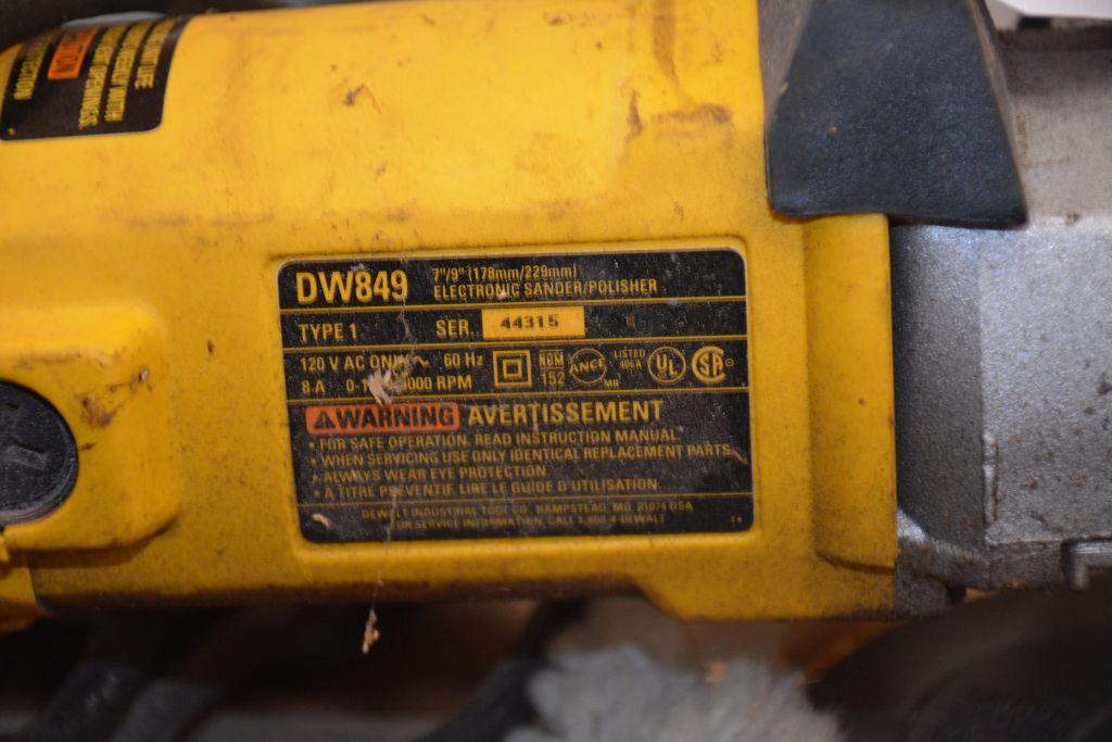 DeWalt DW849 Electric Buffer/Polisher