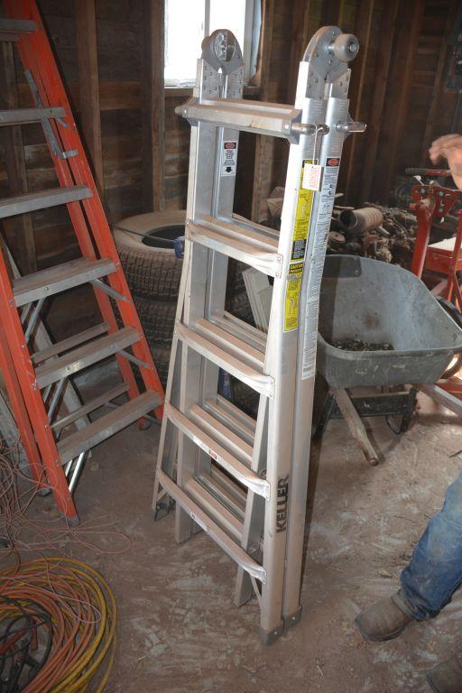 Keller Folding Extension Ladder