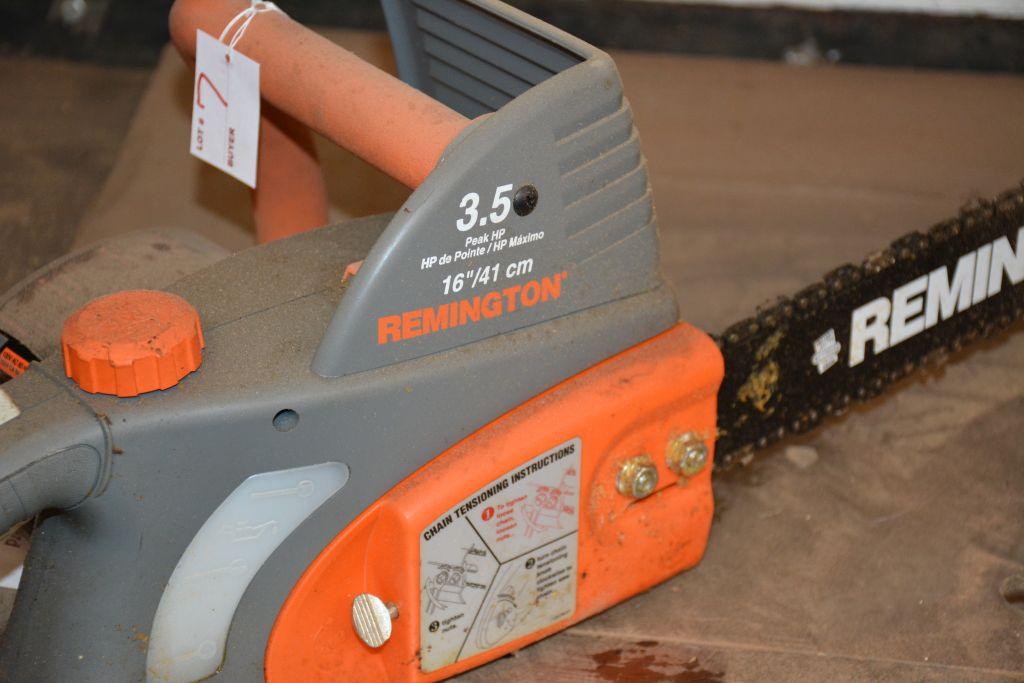 Remington 3.5 HP, 16" Electric Chain Saw
