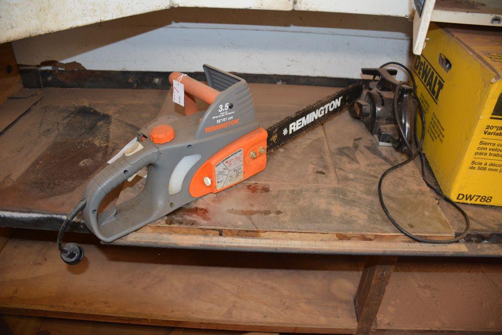 Remington 3.5 HP, 16" Electric Chain Saw