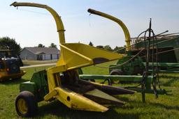 John Deere 35 Pull Behind Chopper w/ 2 Row Corn Head, 30"