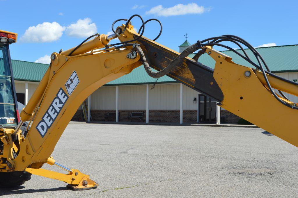 2004 John Deere 410G Backhoe, MFWD, Extend-A-Hoe, Large & Small Buckets, 96