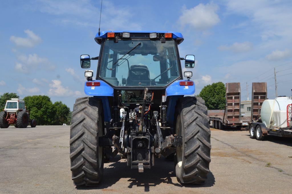 2004 Ford New Holland TM130 MFWD Tractor w/ Quickie 770 Loader, 3086 hrs, 18.4-3