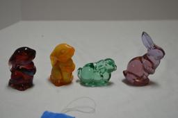 Assorted Small Bunny Figurines