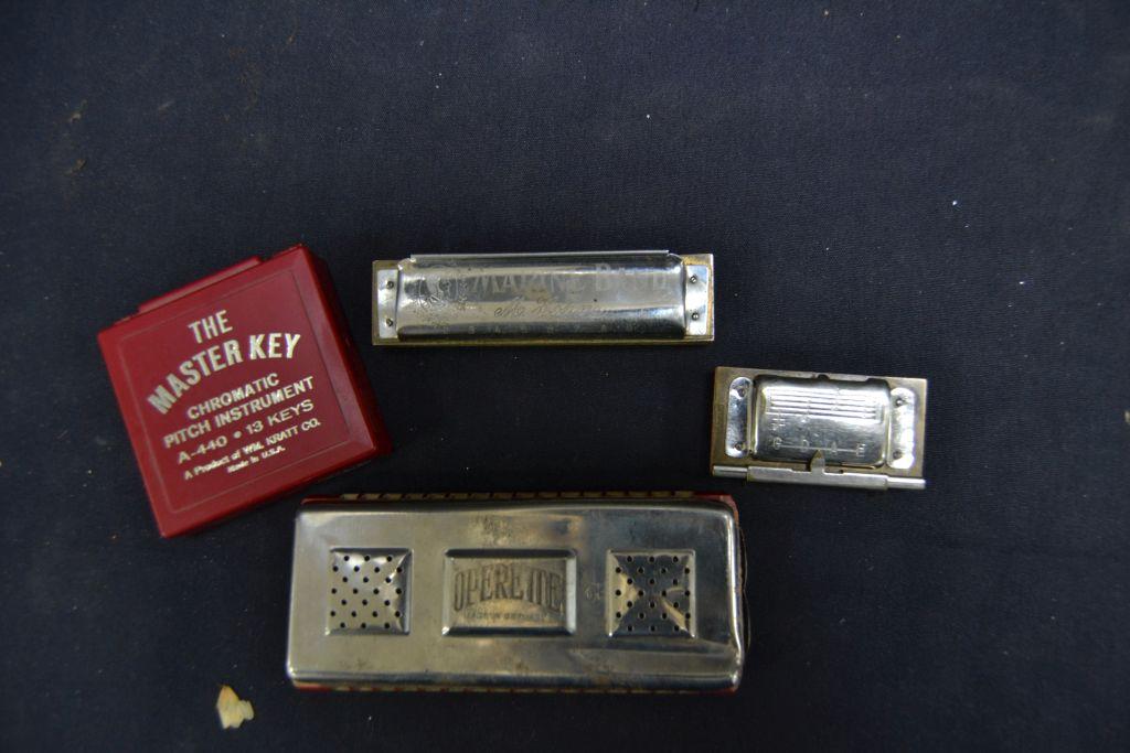 2 - Harmonicas - Opereite & Marine Band M. Hohner, both Germany / M. Hohner