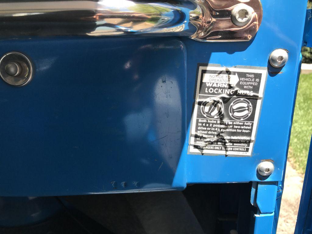 1977 CJ7 Light Blue Jeep, 2nd Owner, All Original w/ exception of a few Eng