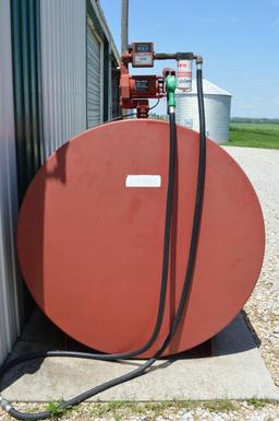 1000 Gallon Fuel Barrel, Fil-Rite Pump, Gallon Counter