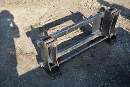 Adapter for Skidsteer to JD Loader