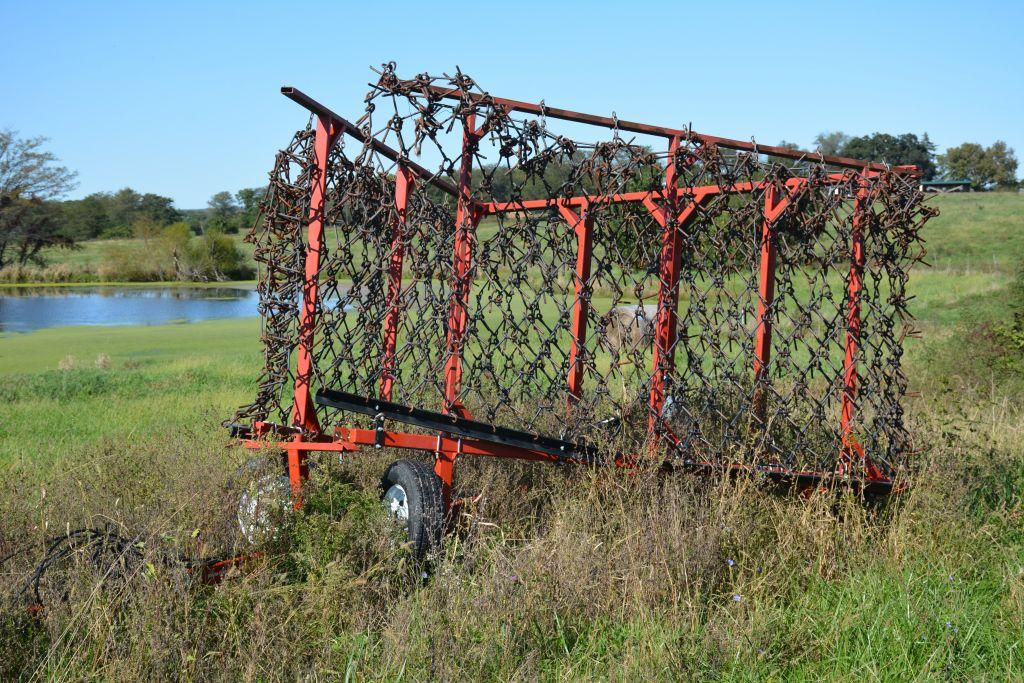 Delta 53, 36' Hydraulic Fold Tang Harrow, Excellent Shape