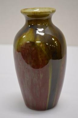 Unmarked Art Vase w/ Scuff Pads, 6 in.