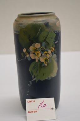 Weller Hudson Style Vase "Forgive Me Nots", 7 1/2in.