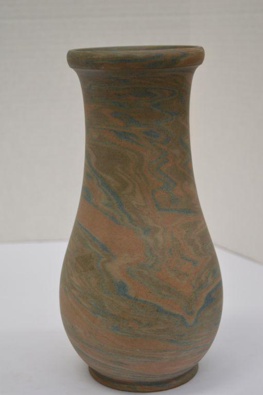 Niloak Swirl/Mission Ware Vase, 10 in.