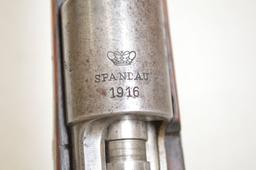 Spenian 1916 Mauser 98 Model SN# 9339