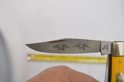 Pit Bull, Hammer Forged, 2 Etched Eagles on Double Blade, Solingen Germany,