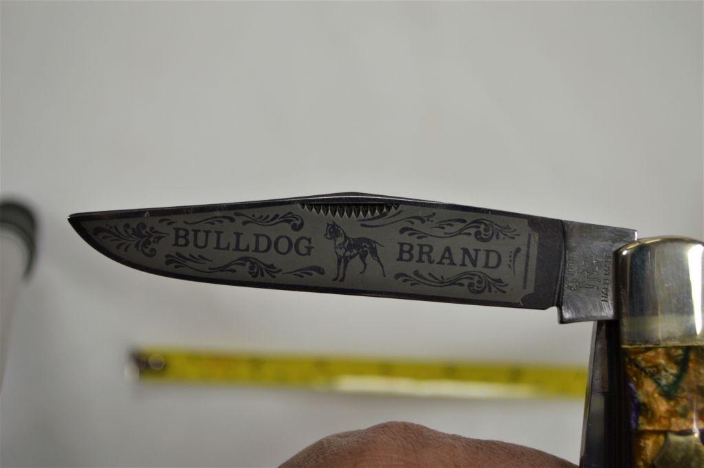 1998 Bulldog Brand, Hammer Forged, Solingen Germany, Double Blade - 1 Etche