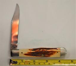 Case XX USA R5111 1/2 SS, Single Blade, Manmade Antler Handle