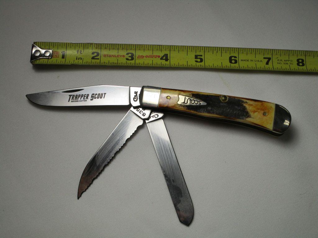 Case XX USA, Trapper Scout Second Edition, #120, 5354SS, Triple Blade, Manm