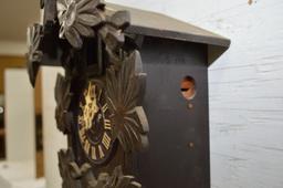 PoPPo DH-01 Tezuka Clock Co. LTD, Missing Cuckoo Door, 2 Weights, 13 x 11"