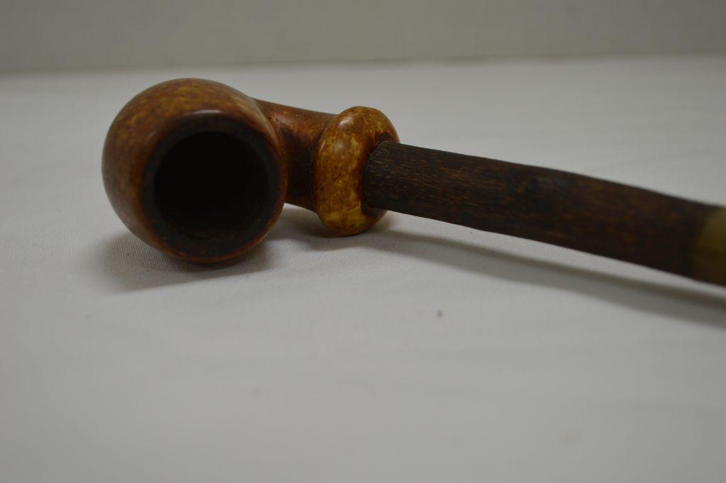 Unusual Wood Stem Pipe