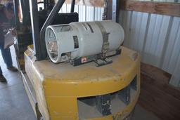 Yale - Propane Fork Lift, 3 Stage Lift, Side Shift, Solid Rubber Tires, Lig