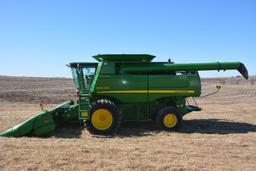 2009 John Deere 9670  STS Combine, 2808 Eng hrs, 1663 Sep hrs, Single Point