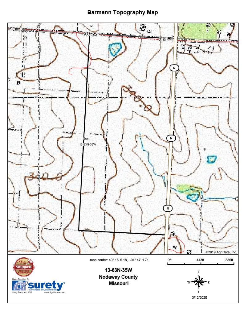 Nodaway County - 70 Acres +/-  w/ 85% Tillable Ground